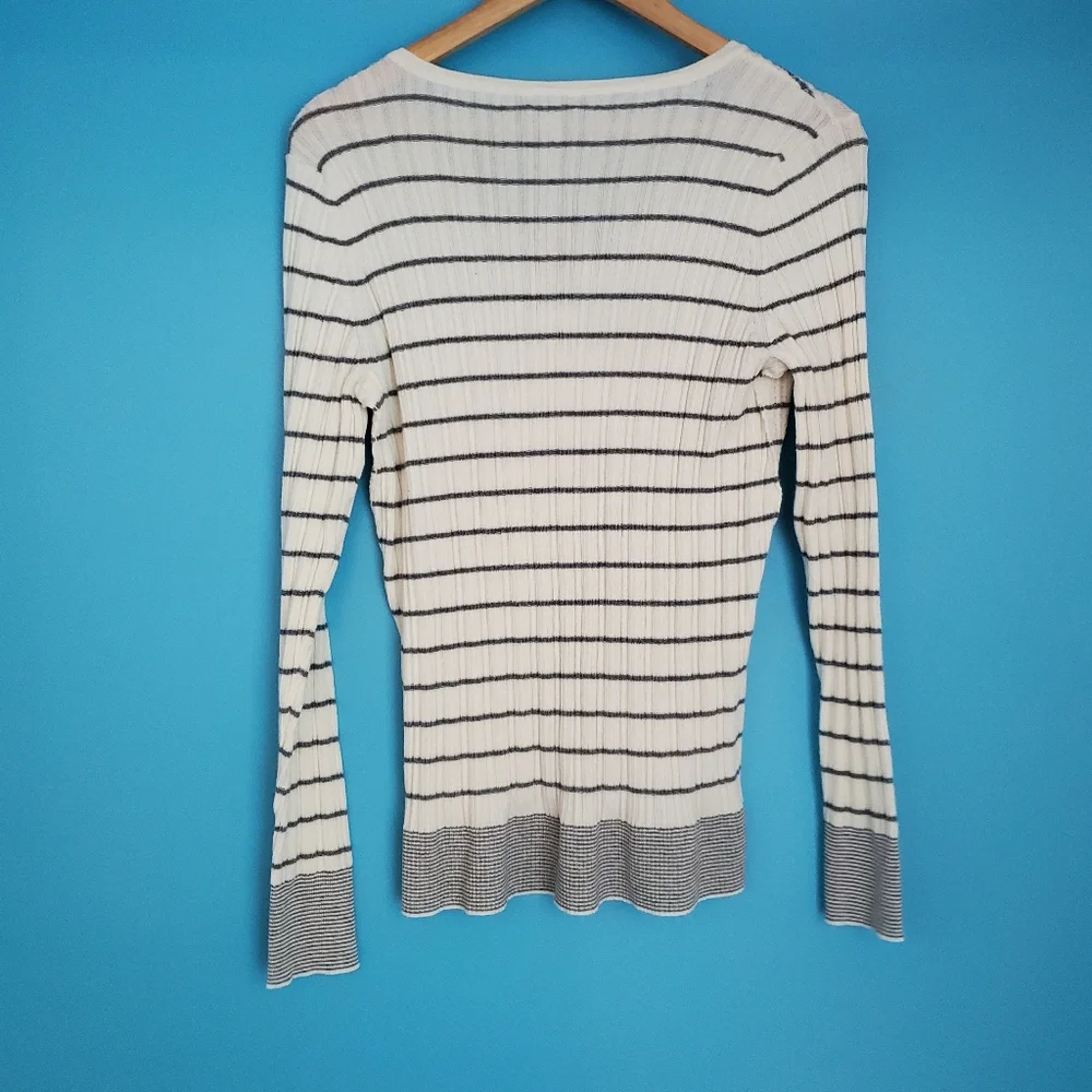 NEW Sonoma Sweater Size PL Striped Soft Knit